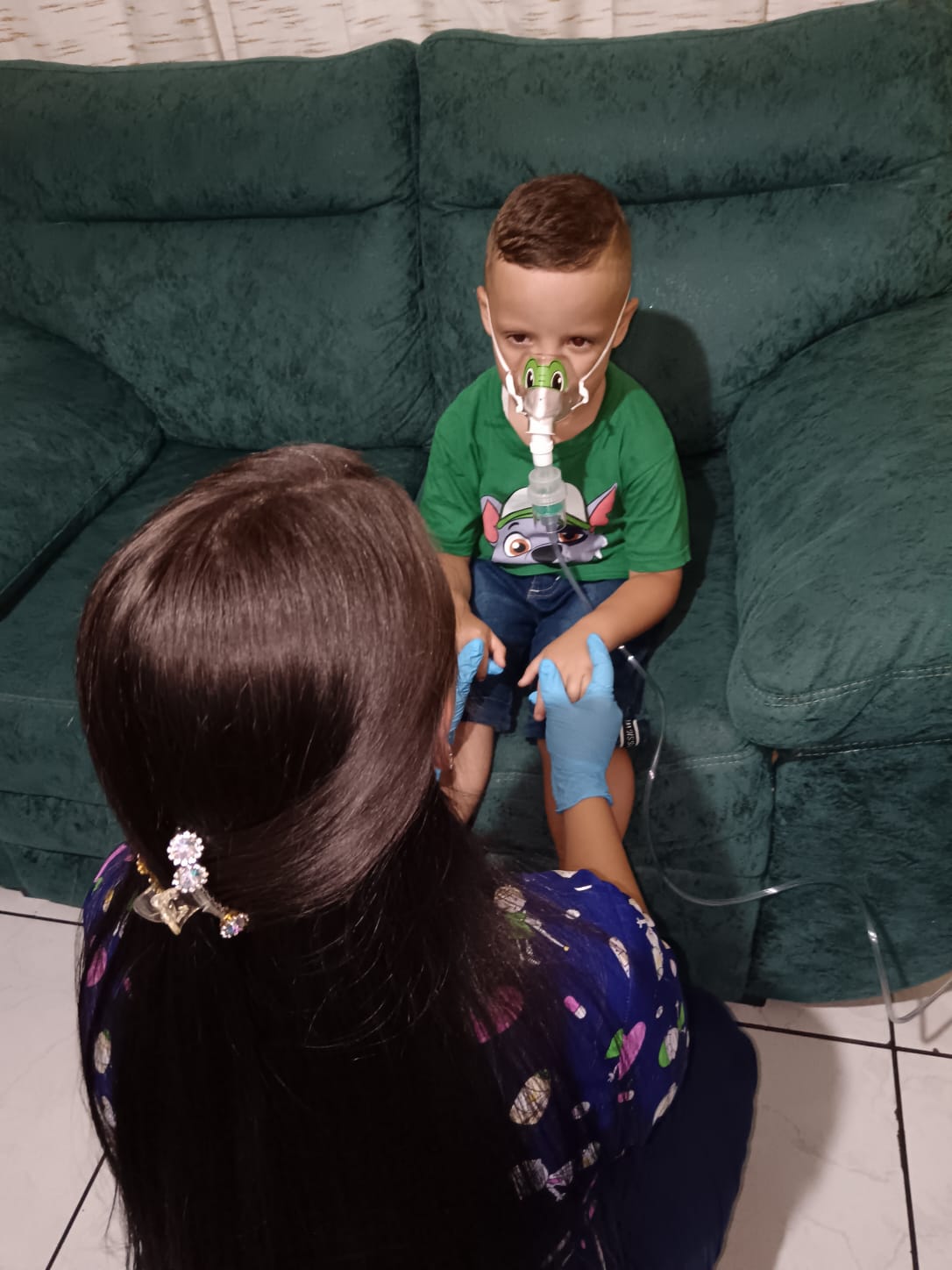 Nebulización pediátrica a domicilio